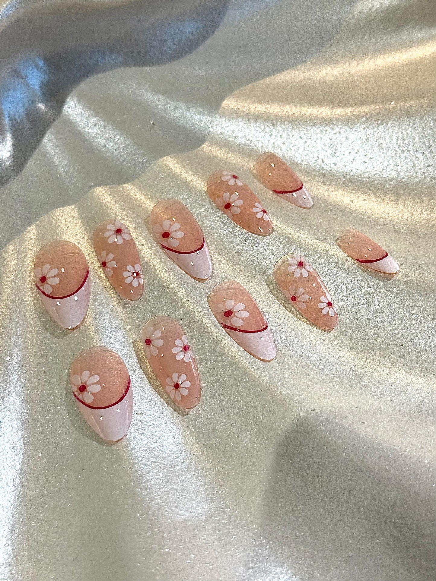 24Pcs Pure Blossom Nails