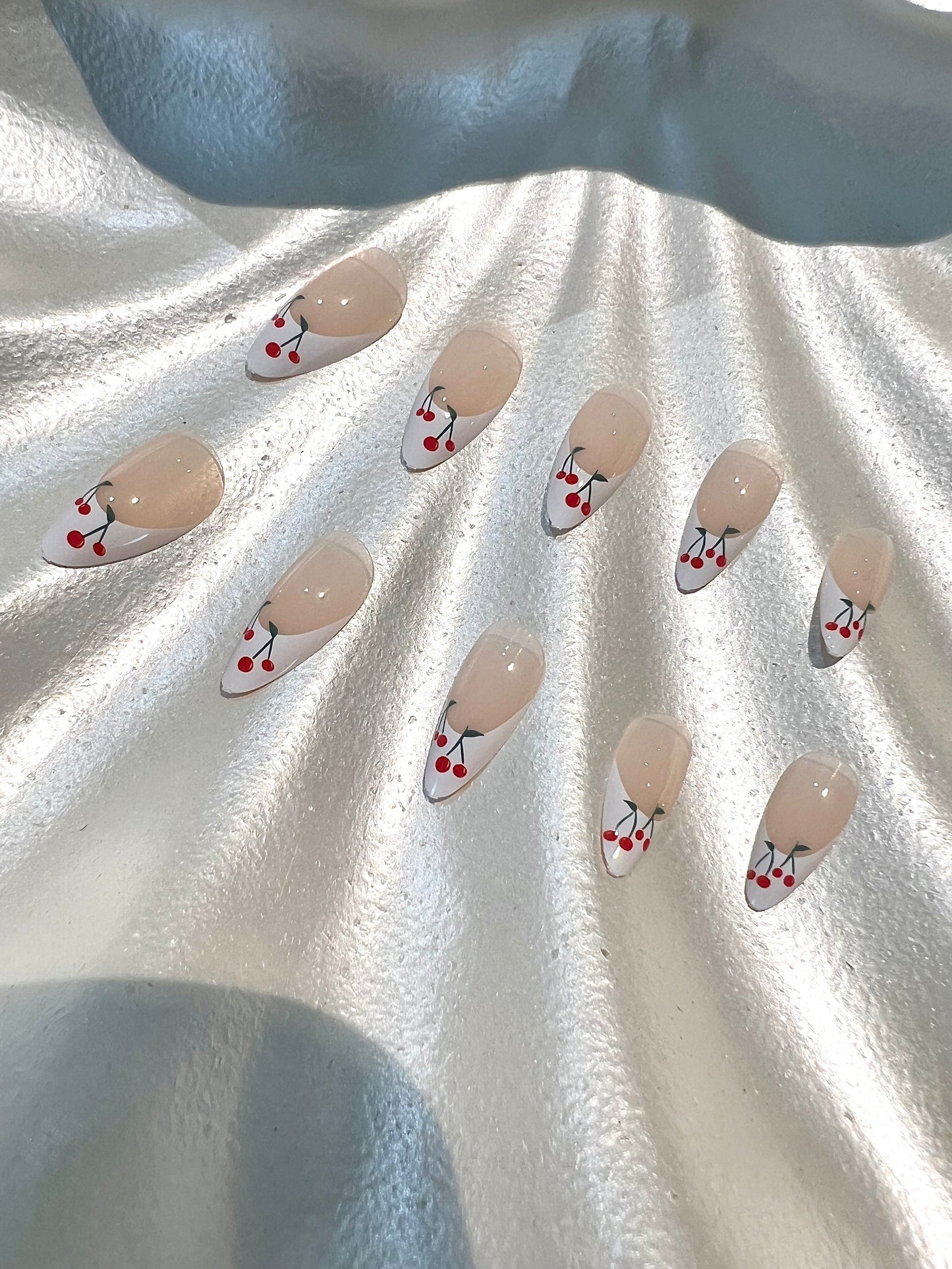 24Pcs Cherry On Top Nails