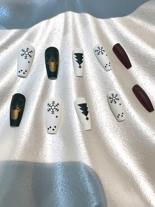 24Pcs Holiday Nails