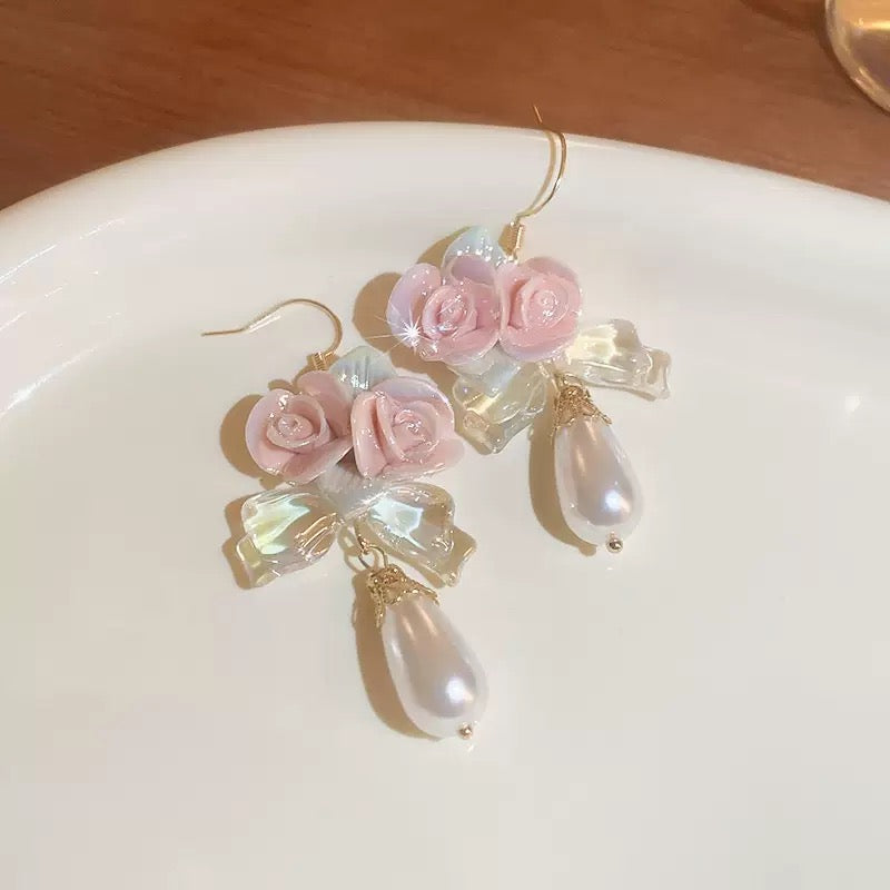 Blush Petal Tears Earrings