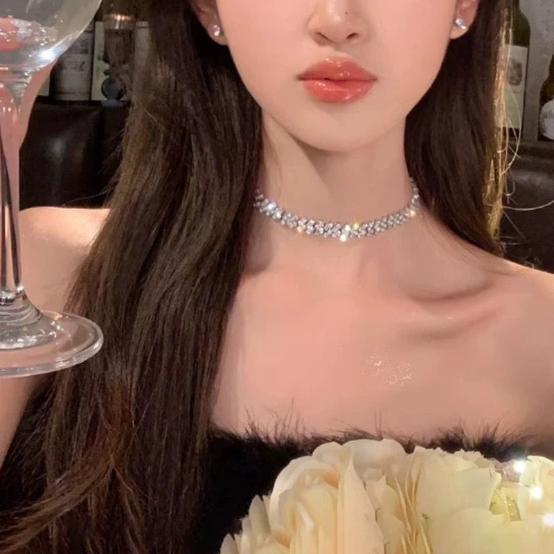 Brilliance Cluster Necklace