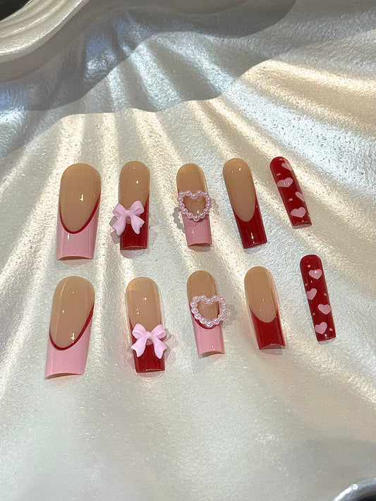 24Pcs Sweetheart Nails