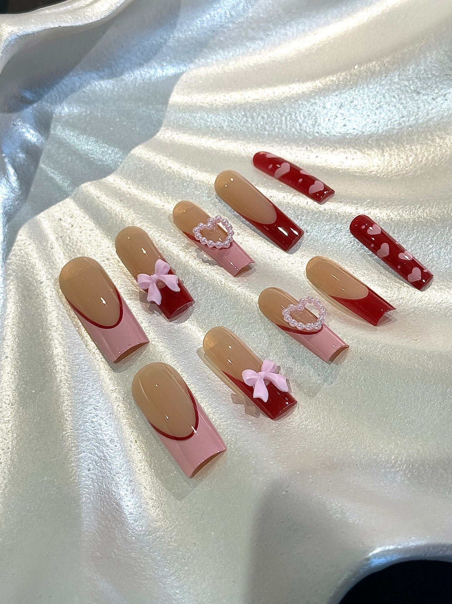 24Pcs Sweetheart Nails