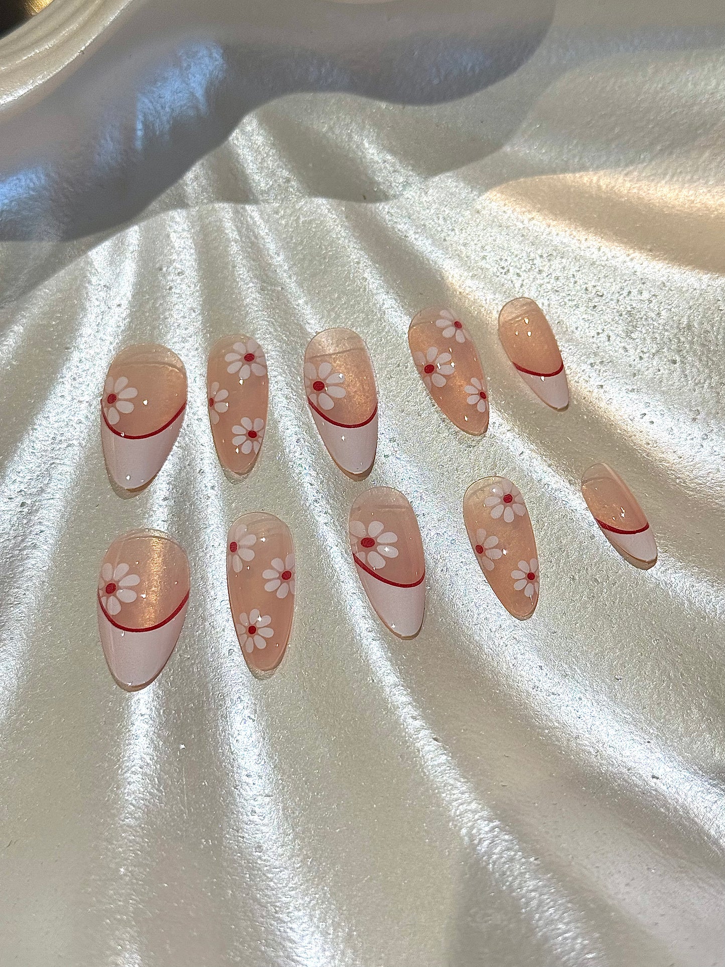 24Pcs Pure Blossom Nails