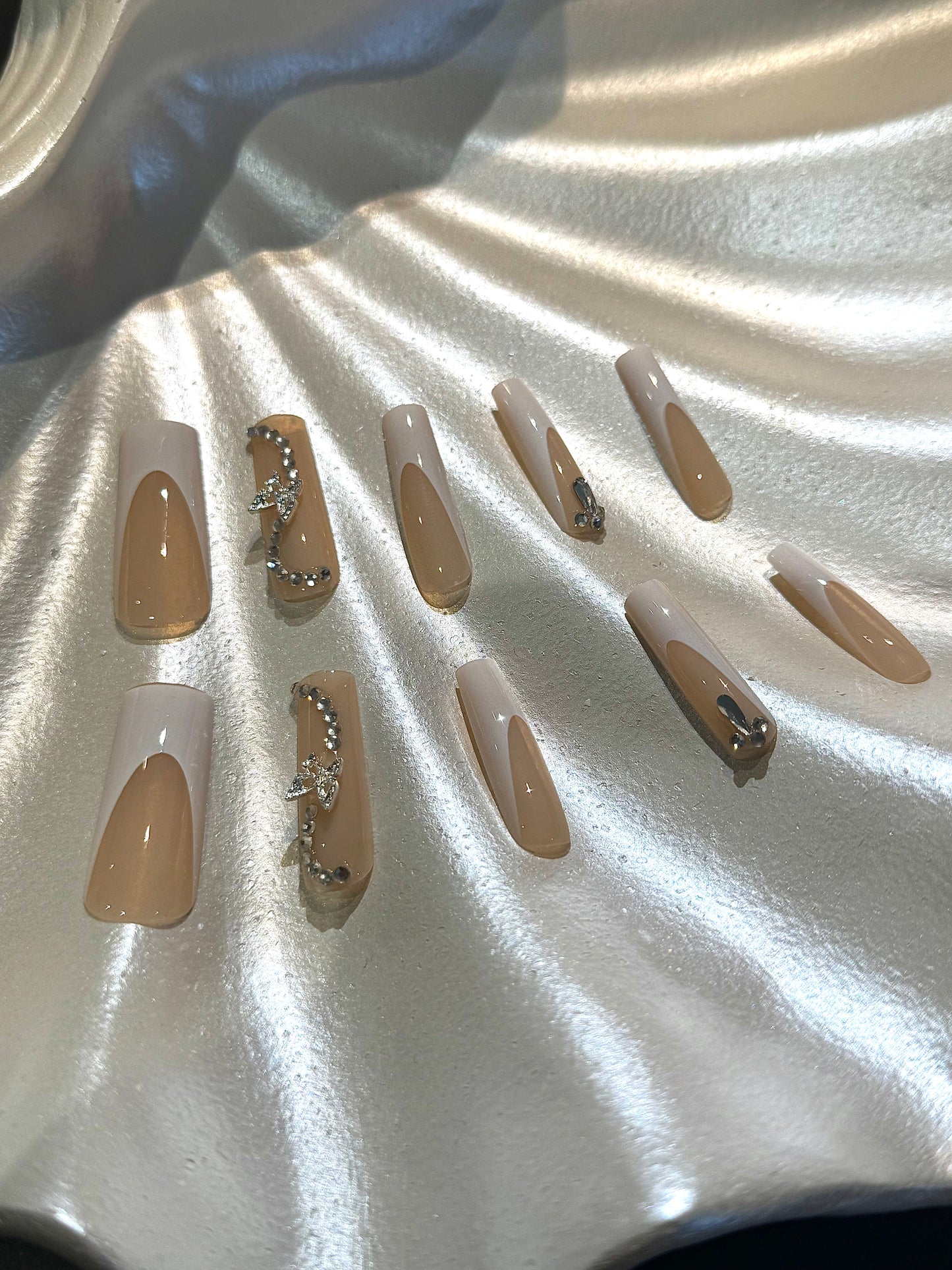 24Pcs Lily Lace Nails