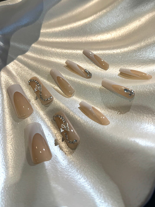 24Pcs Lily Lace Nails