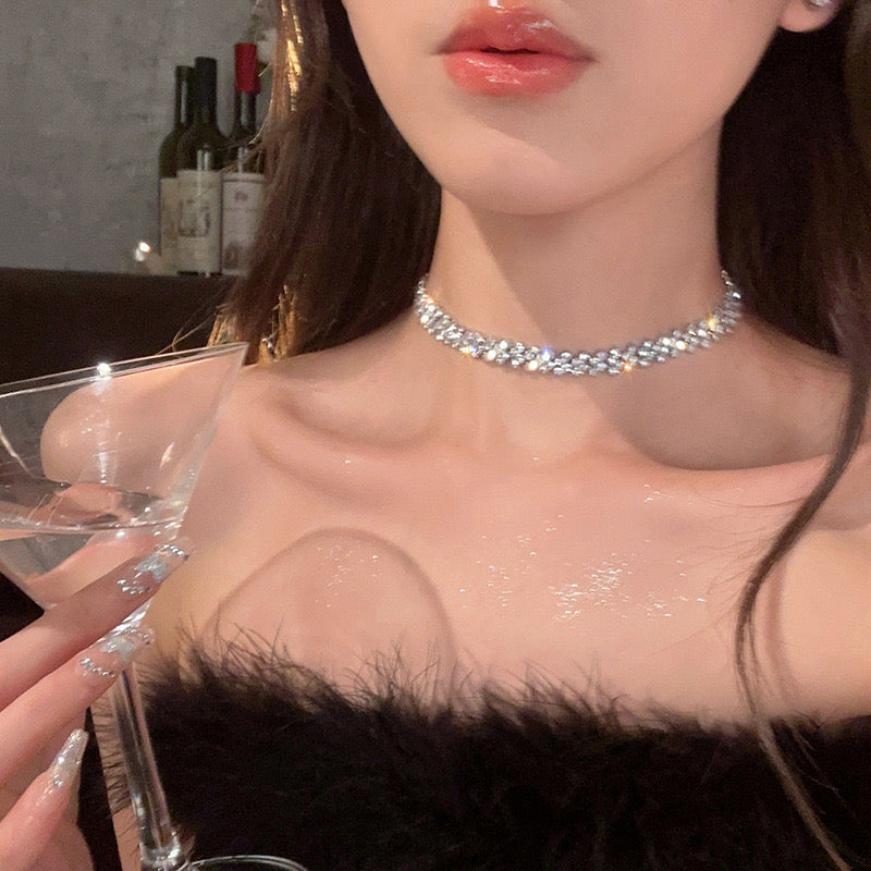 Brilliance Cluster Necklace